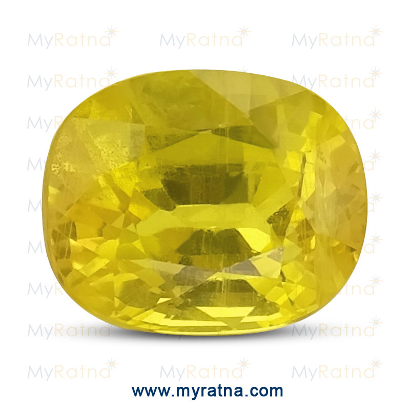 Thailand Yellow Sapphire 3.3 Carat Fine Quality