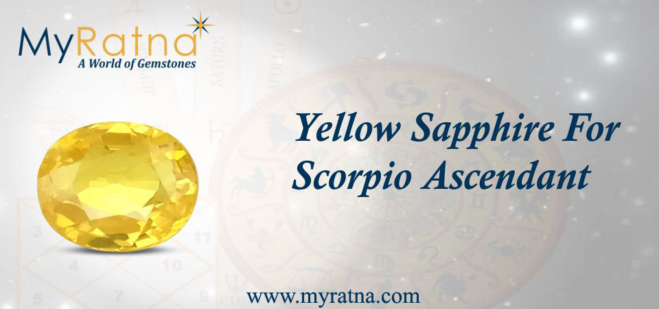 Yellow Sapphire for Scorpio Ascendant
