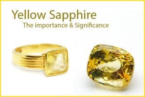 Yellow sapphire vedic on sale astrology