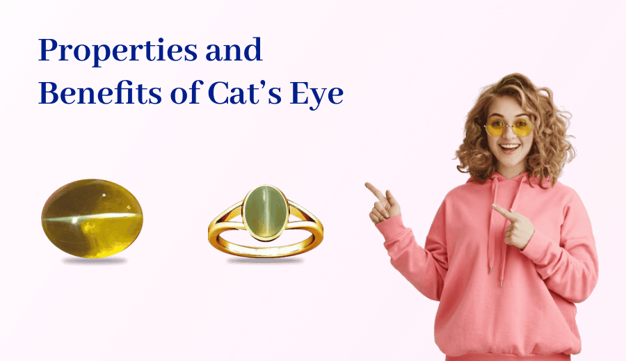 Natural Cat's Eye (Lehsunia) Gemstone Ring - Shraddha Shree Gems