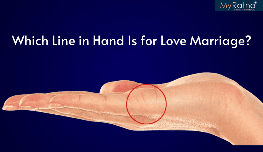 Which Line is Love Marriage line in Female Hand