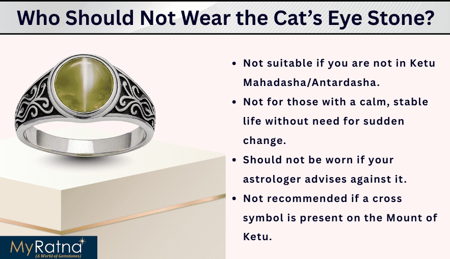 Who Should Not Wear Cats Eye Stone?