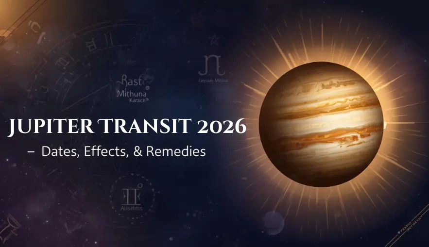 Jupiter Transit 2026 | Guru Transit Date, Time, Effects and Remedies