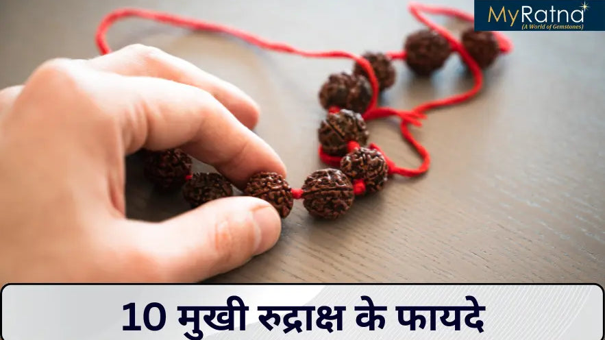 10 मुखी रुद्राक्ष के फायदे | 10 Mukhi Rudraksha Benefits in Hindi