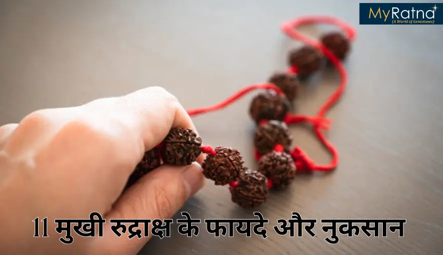 11 मुखी रुद्राक्ष के फायदे और नुकसान | 11 Mukhi Rudraksha Benefits in Hindi