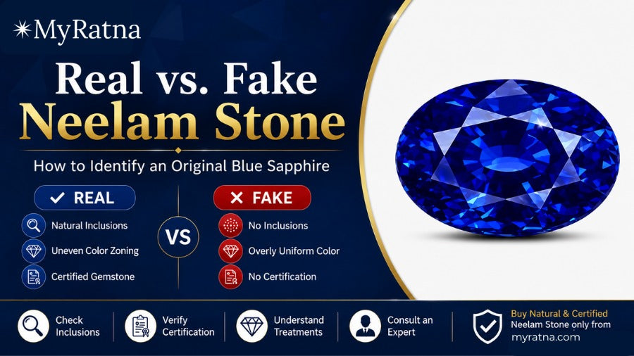 Real vs Fake Neelam Stone: How to Identify an Original Blue Sapphire
