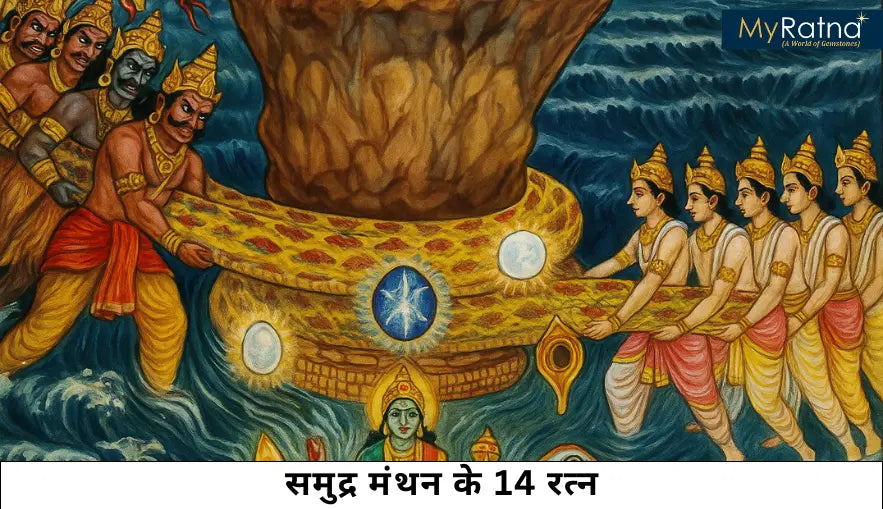 समुद्र मंथन के 14 रत्न | Samudra Manthan 14 Ratnas List in Hindi