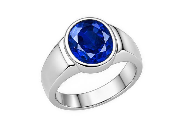 Blue Sapphire Ring for Men