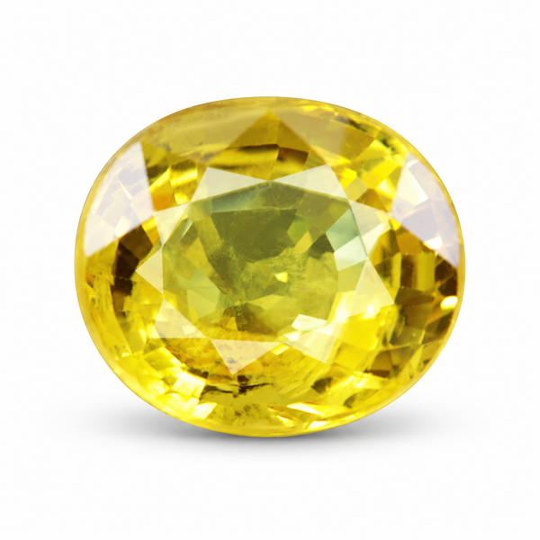 Round Yellow Sapphire