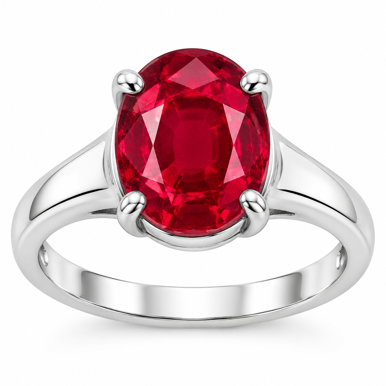 Silver Ruby Ring