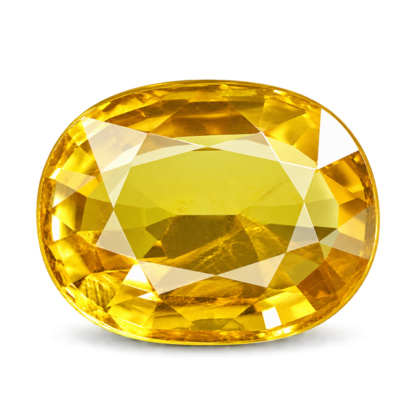 Thailand Yellow Sapphire (Bangkok Pukhraj stone)