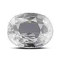 White Zircon (Jarkan/जरकन) Stone