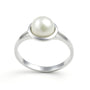 925 Sterling Silver Pearl Gemstone Ladies’ Ring