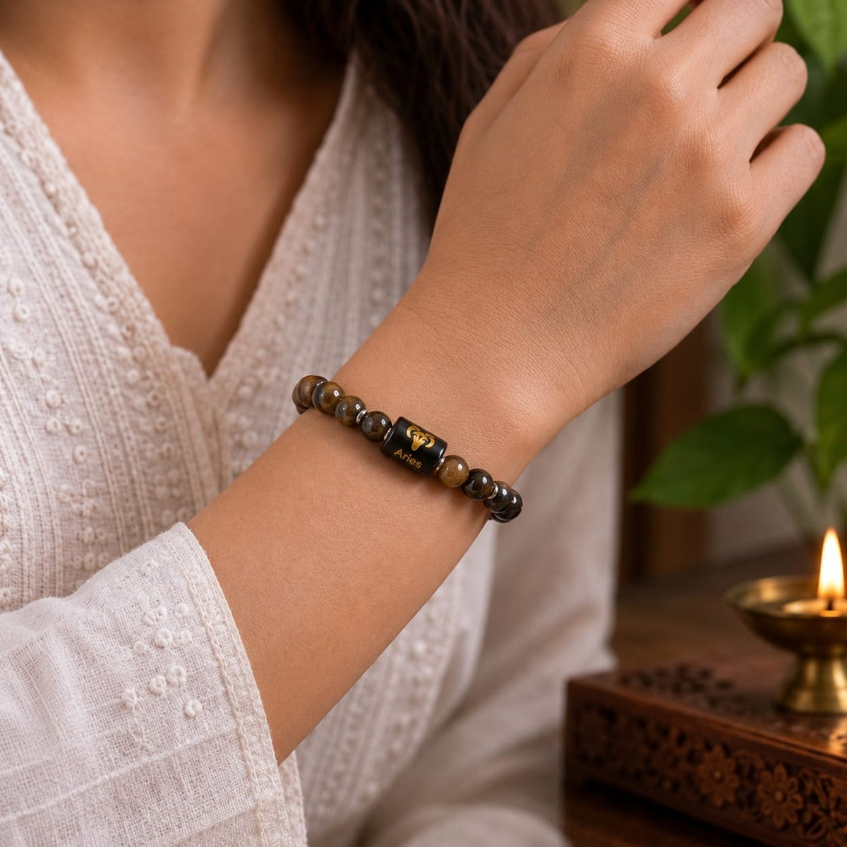 Aries (Mesh Rashi) Zodiac Bracelet
