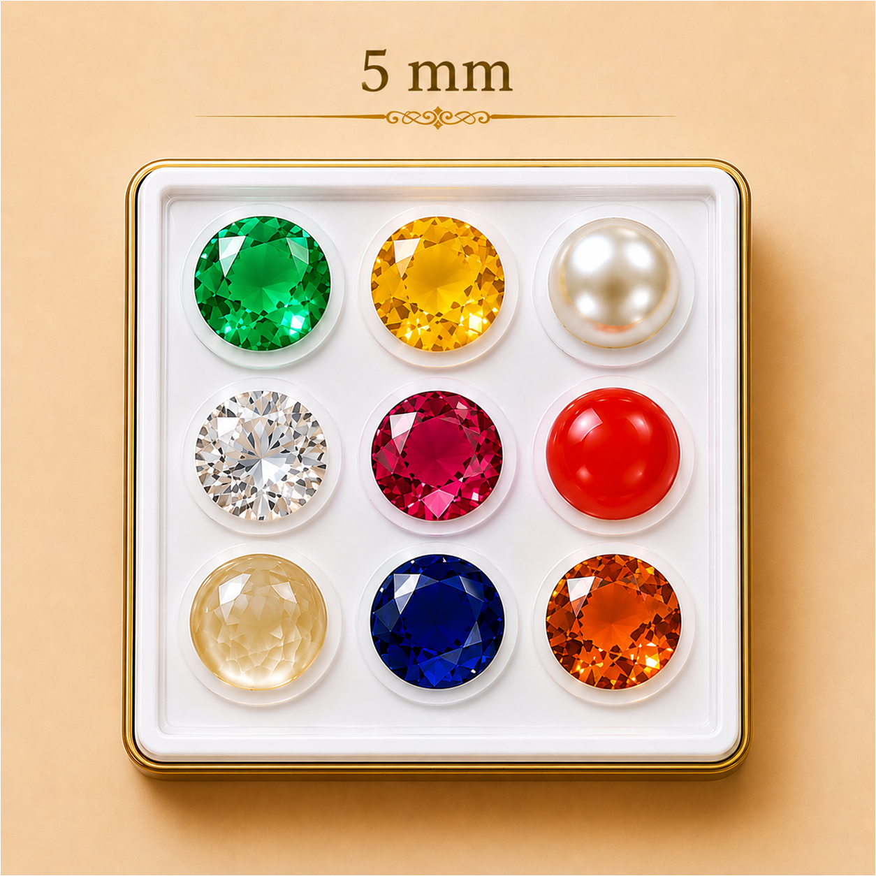 Natural Navratna - 5.00 MM