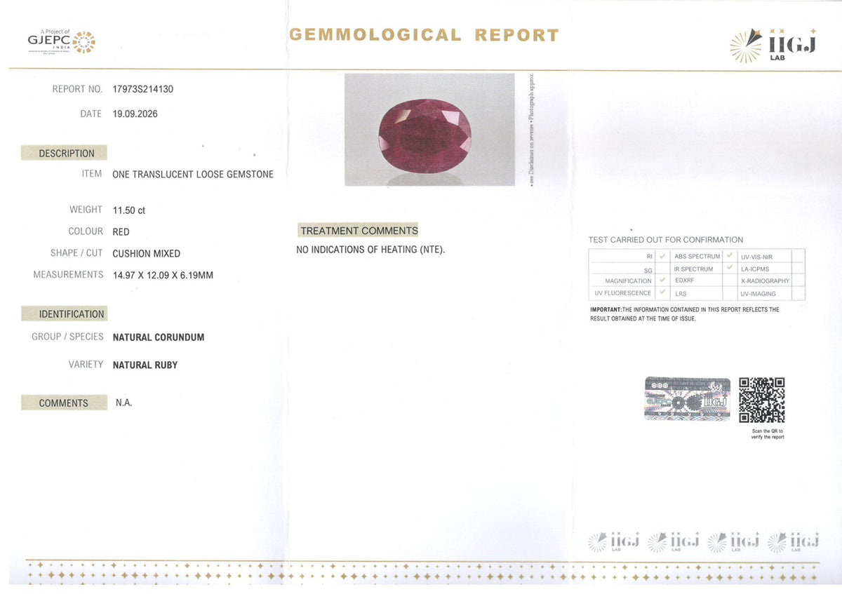 Ruby - 11.50 Carat