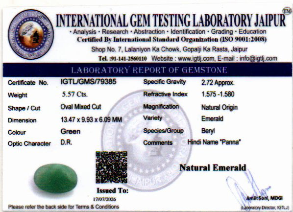 Emerald - 5.57 Carat