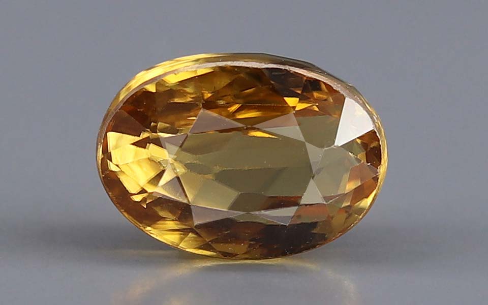 Yellow Zircon - 6.57 Carat