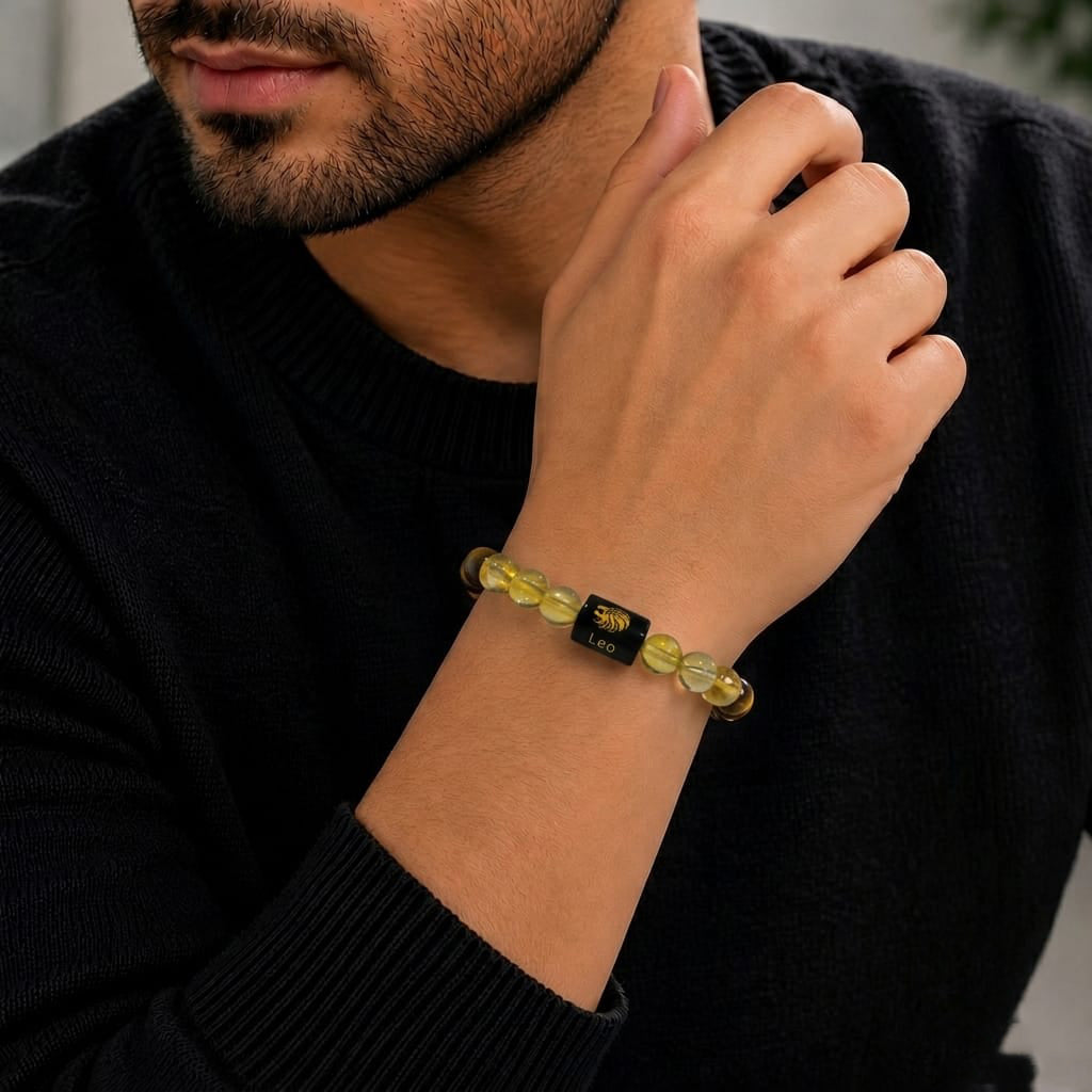 Leo (Singh Rashi) Zodiac Bracelet