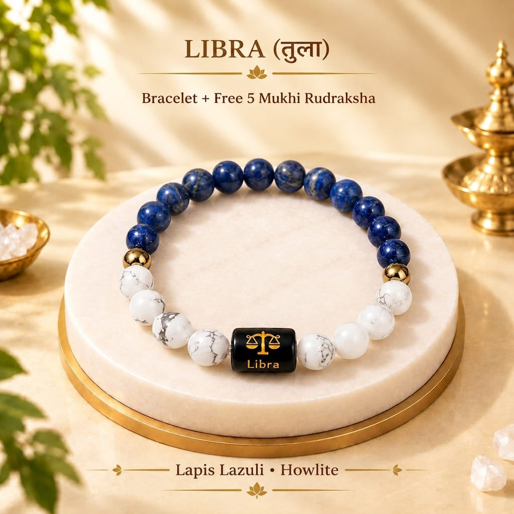 Libra (Tula Rashi) Zodiac Bracelet