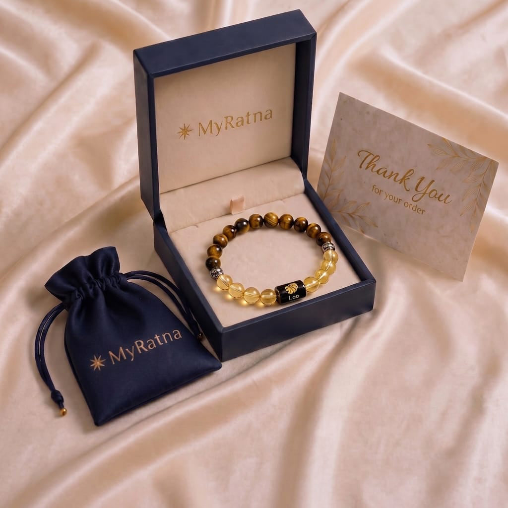 Leo (Singh Rashi) Zodiac Bracelet