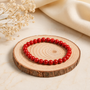 Natural Red Coral (Moonga) Bracelet