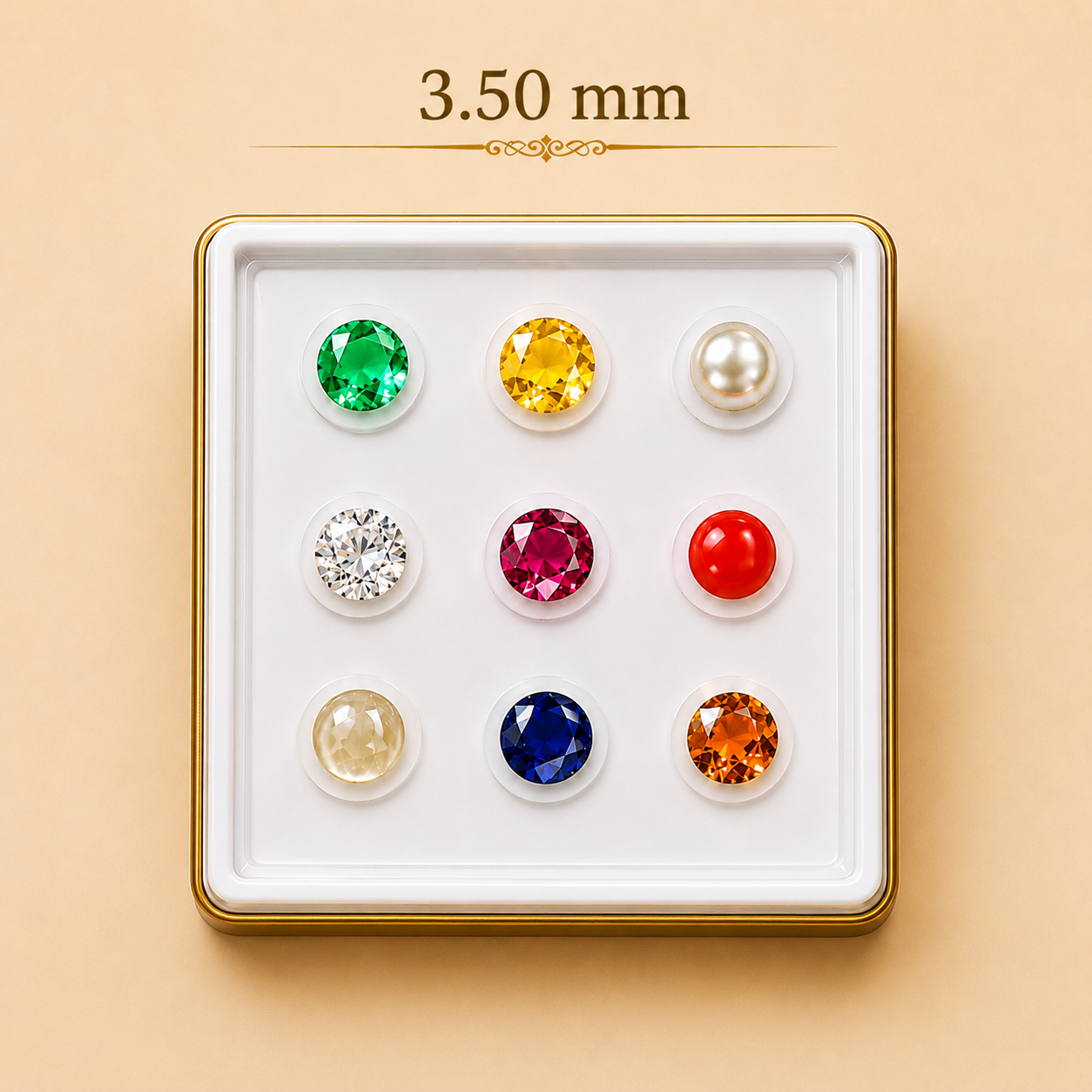 Natural Navratna - 3.50 MM