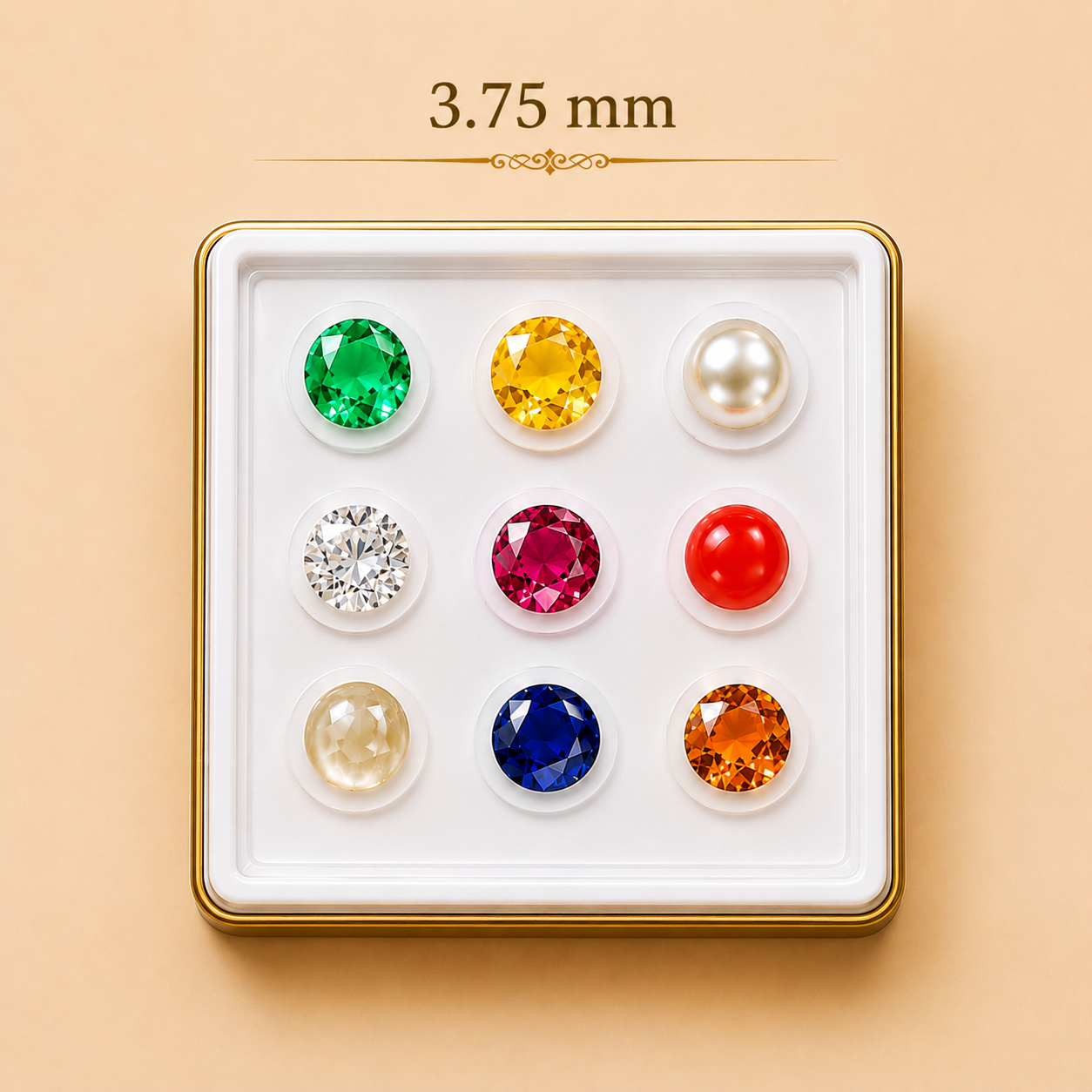 Natural Navratna - 3.75 MM