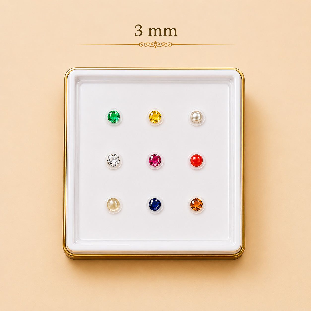 Natural Navratna - 3.00 MM