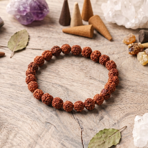 Nepali 5 Mukhi Rudraksha Bracelet with 24 Beads