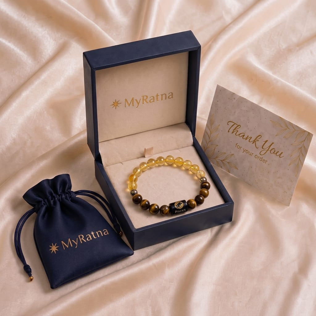 Pisces (Meen Rashi) Zodiac Bracelet