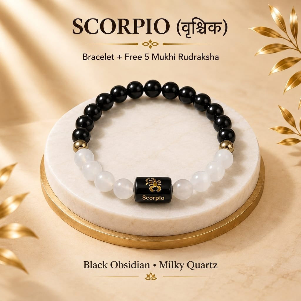 Scorpio (Vrishchik Rashi) Zodiac Bracelet