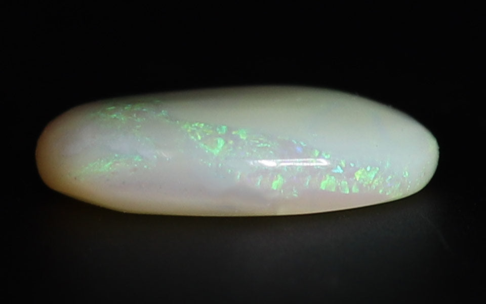 White Opal With Fire - 6.33 Carat