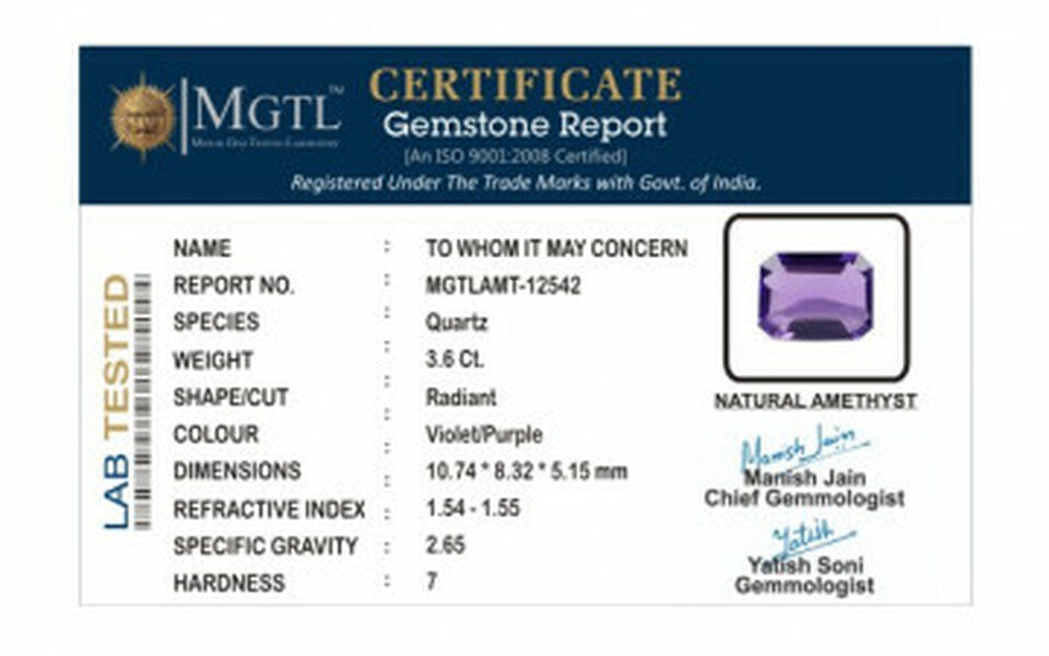 Amethyst - AMT 12542 (Origin - Africa) Limited - Quality