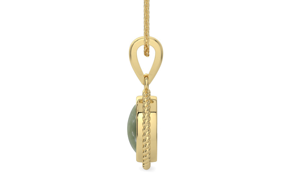 Ashtadhatu Cat's Eye Pendant Fine Quality (P7)