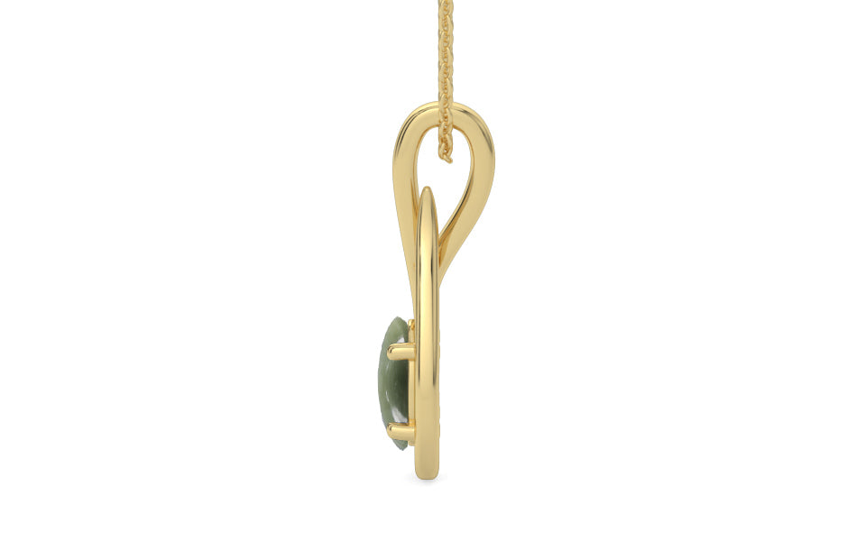 Ashtadhatu Cat's Eye Pendant Fine Quality (P9)