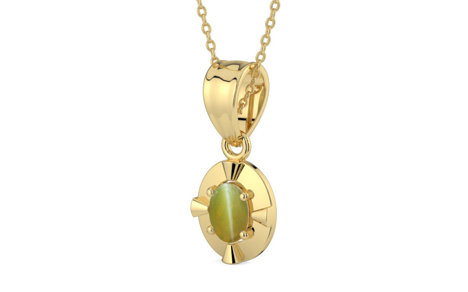 Ashtadhatu Cat's Eye Pendant Limited Quality (P11)
