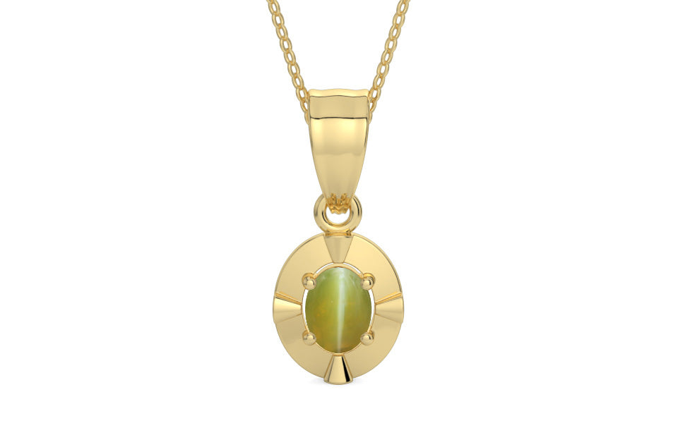 Ashtadhatu Cat's Eye Pendant Limited Quality (P11)