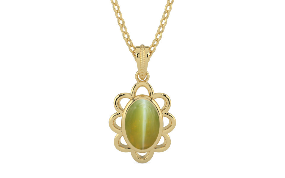 Ashtadhatu Cat's Eye Pendant Limited Quality (P3)