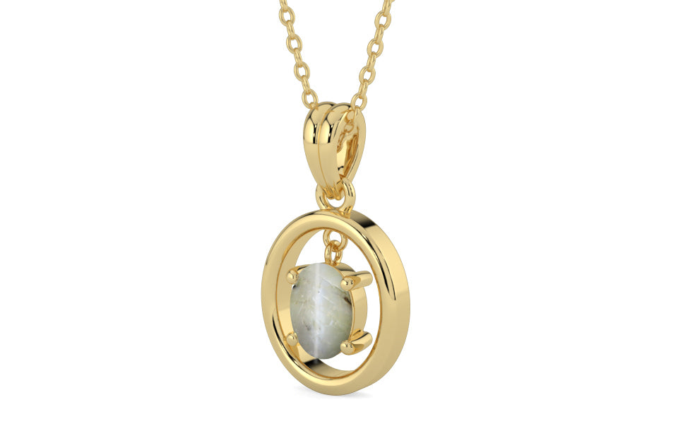 Ashtadhatu Cat's Eye Pendant Prime Quality (P2)