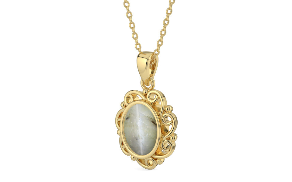 Ashtadhatu Cat's Eye Pendant Prime Quality (P5)
