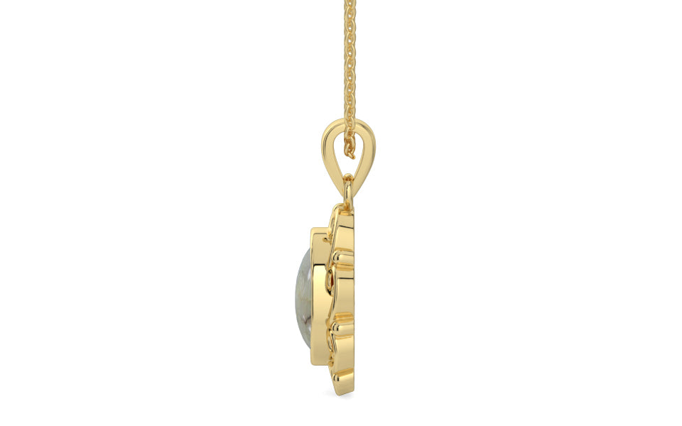 Ashtadhatu Cat's Eye Pendant Prime Quality (P5)