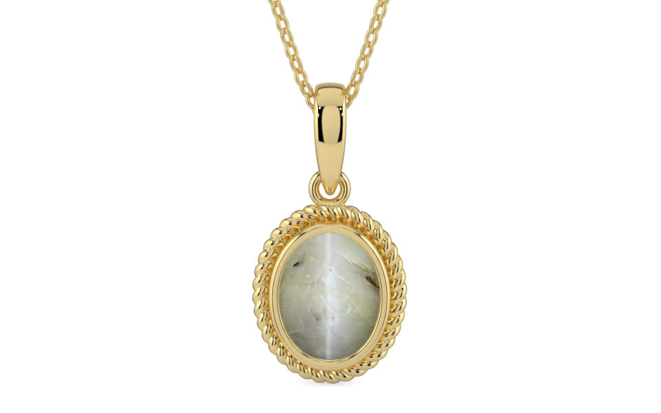 Ashtadhatu Cat's Eye Pendant Prime Quality (P7)