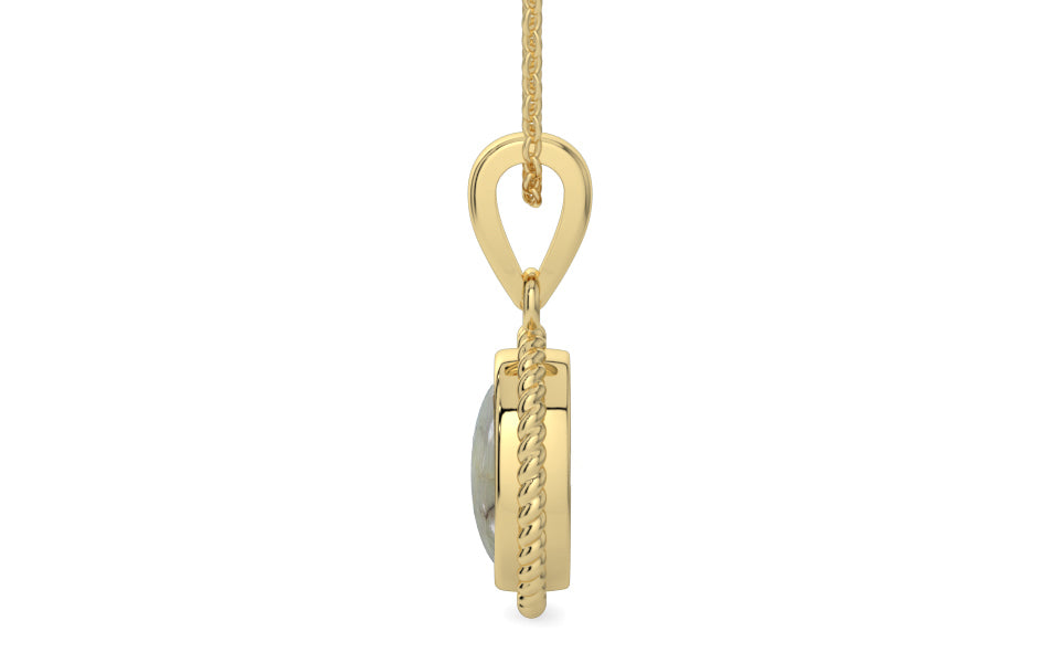 Ashtadhatu Cat's Eye Pendant Prime Quality (P7)