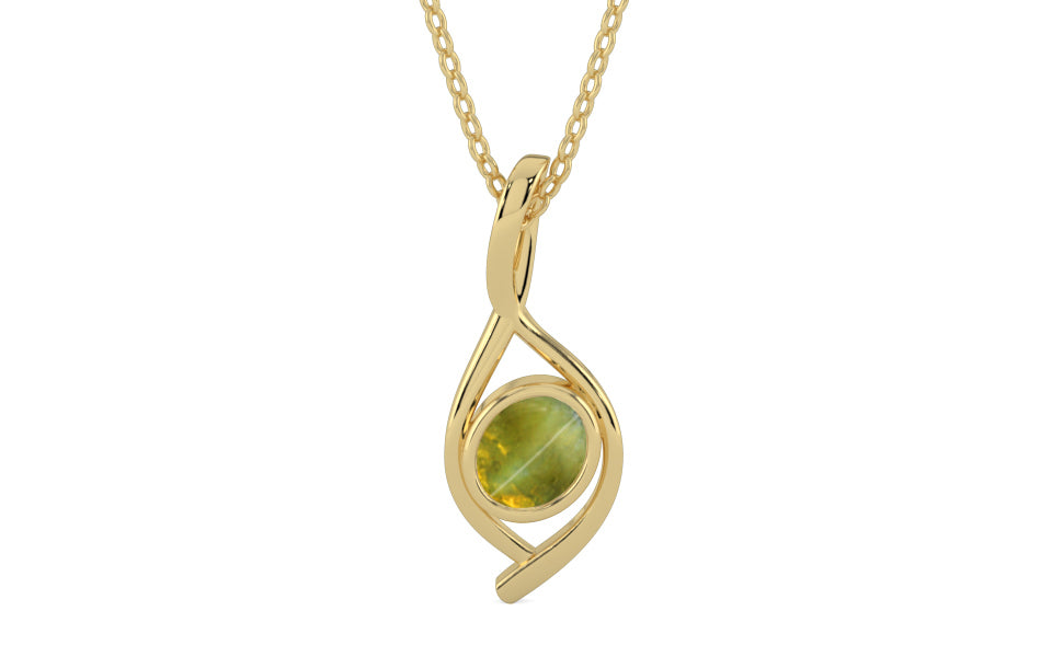 Ashtadhatu Cat's Eye Pendant Rare Quality (P1)