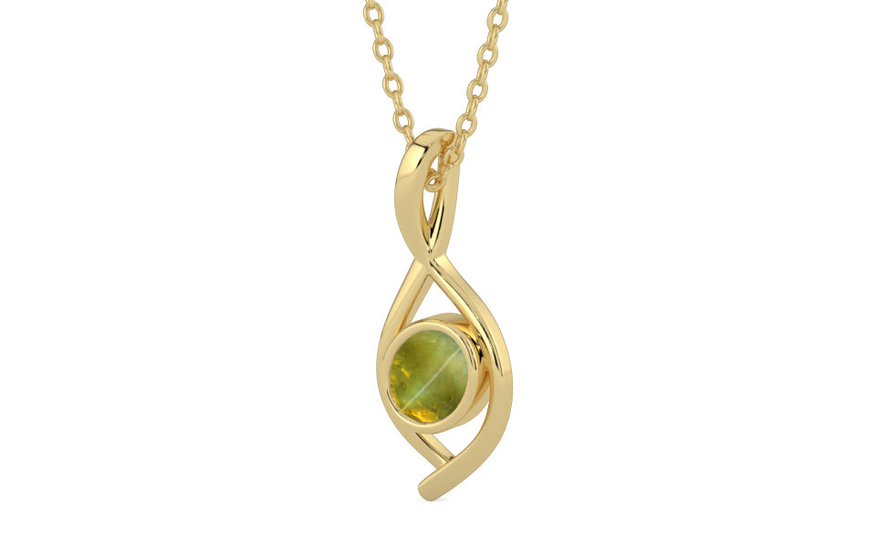 Ashtadhatu Cat's Eye Pendant Rare Quality (P1)