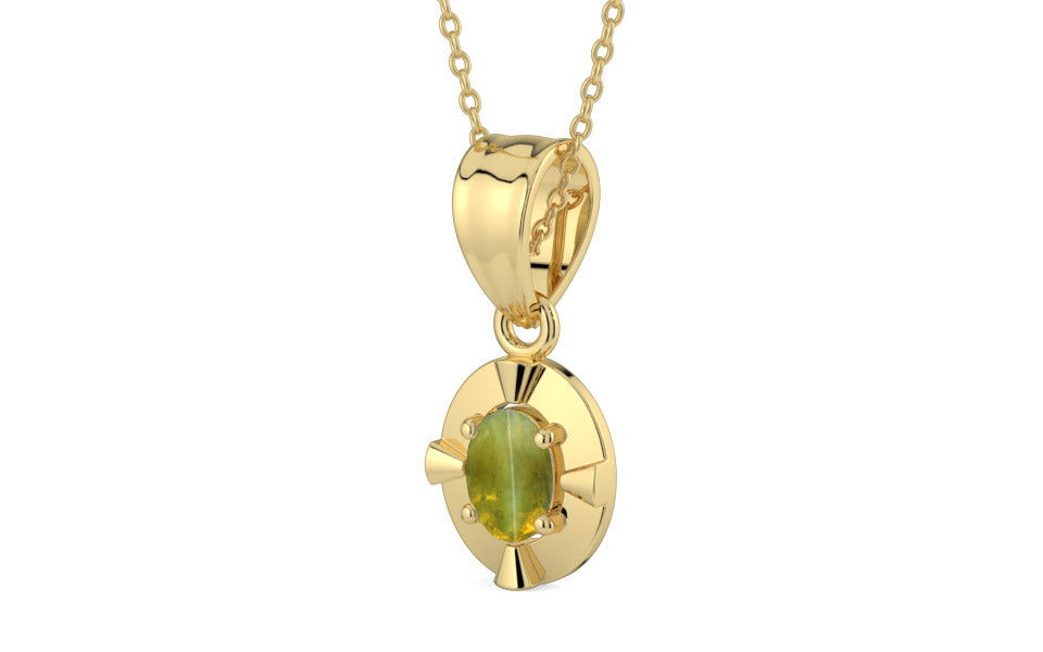 Ashtadhatu Cat's Eye Pendant Rare Quality (P11)