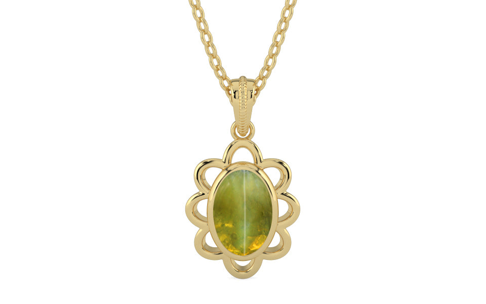 Ashtadhatu Cat's Eye Pendant Rare Quality (P3)