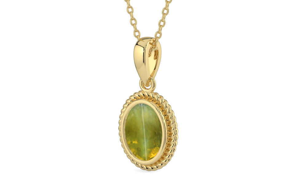 Ashtadhatu Cat's Eye Pendant Rare Quality (P7)