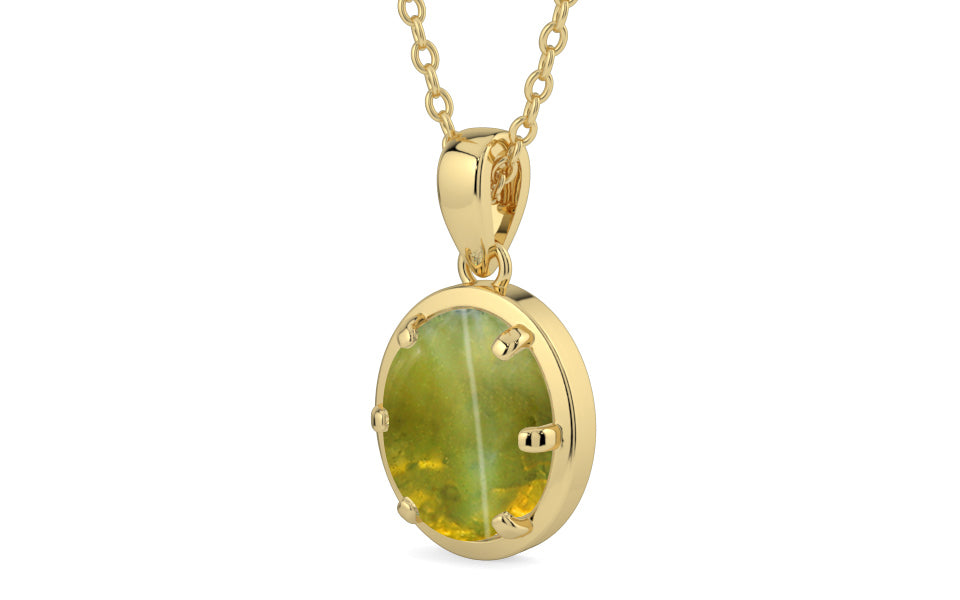 Ashtadhatu Cat's Eye Pendant Rare Quality (P8)